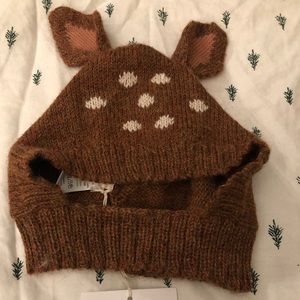 NWT: Oeuf Animal Bambi Hat and Booties
